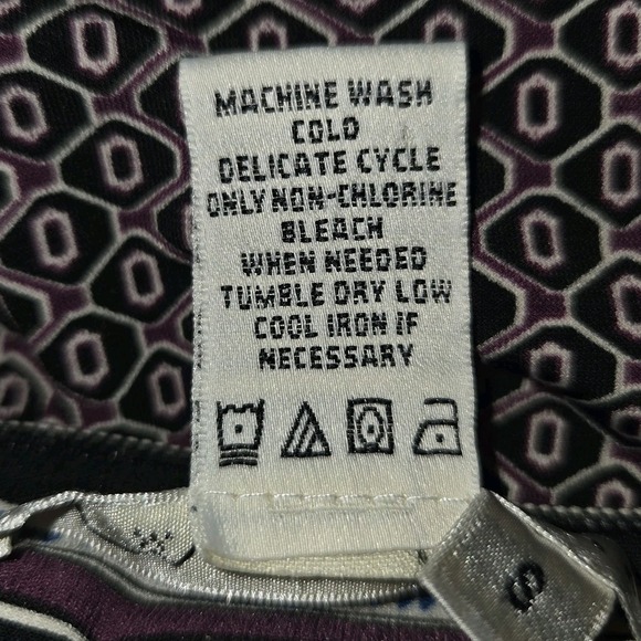 MAX STUDIO Shift Floral Halter Dress Women's Small Blue Green Comfort Stretch - Picture 3 of 8